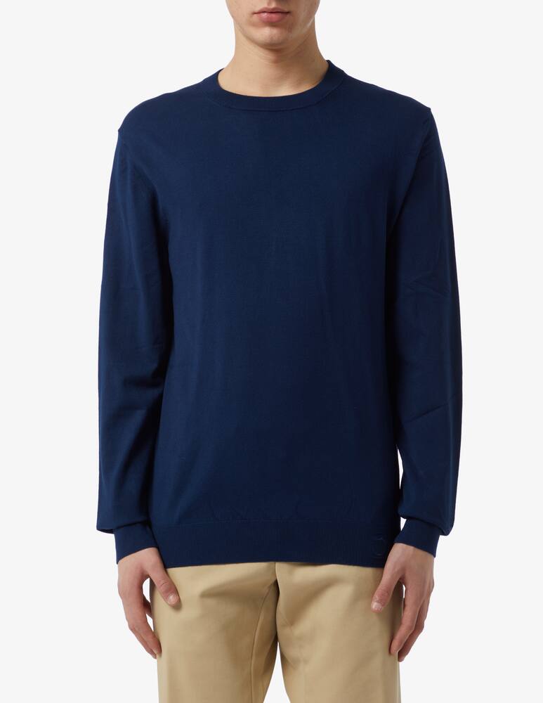 Trussardi Maglia girocollo in viscosa - immagine 1 Trussardi Maglia girocollo in viscosa - immagine 1