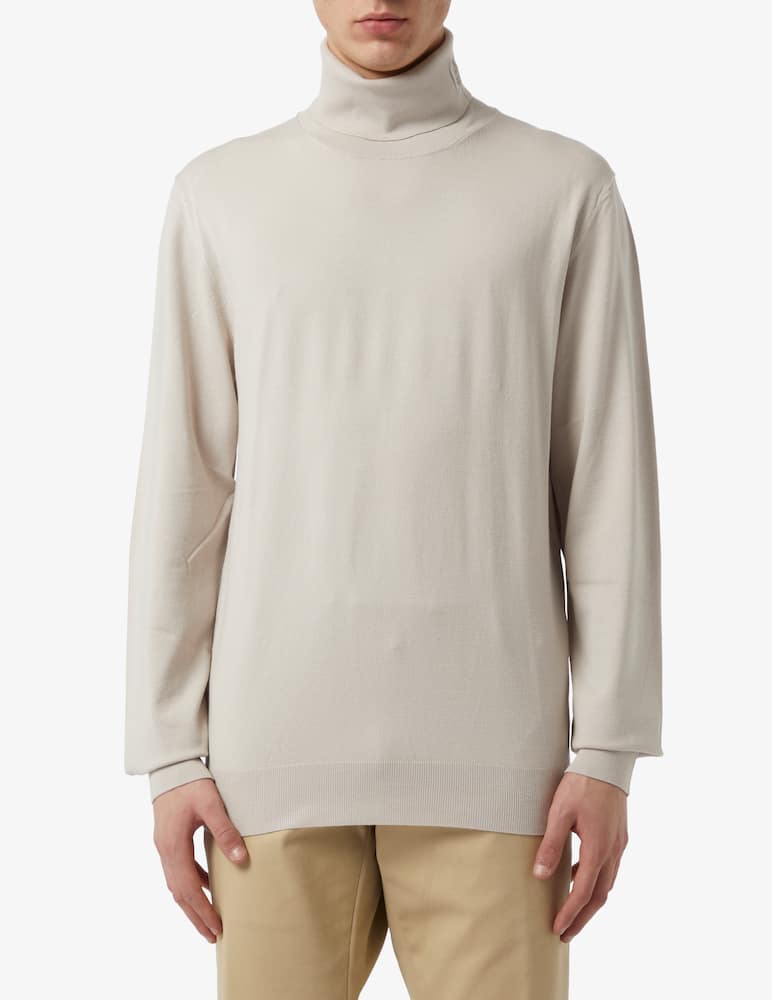 Trussardi Maglia dolcevita in viscosa - immagine 1 Trussardi Maglia dolcevita in viscosa - immagine 1
