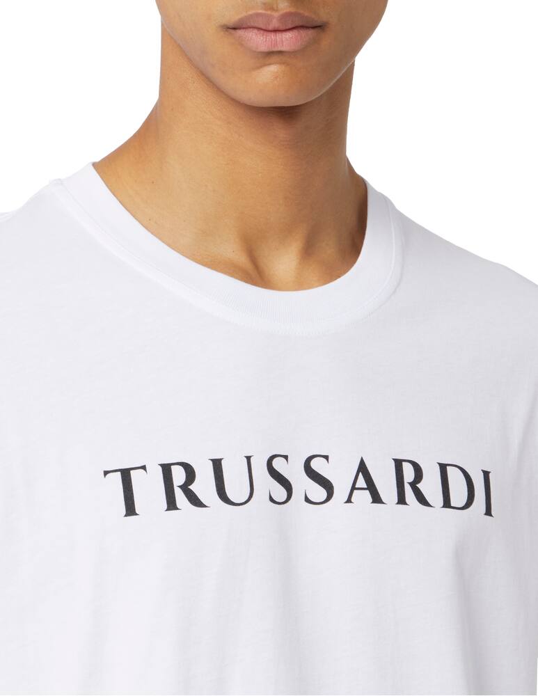 rinascente Trussardi Maglietta logo scritta