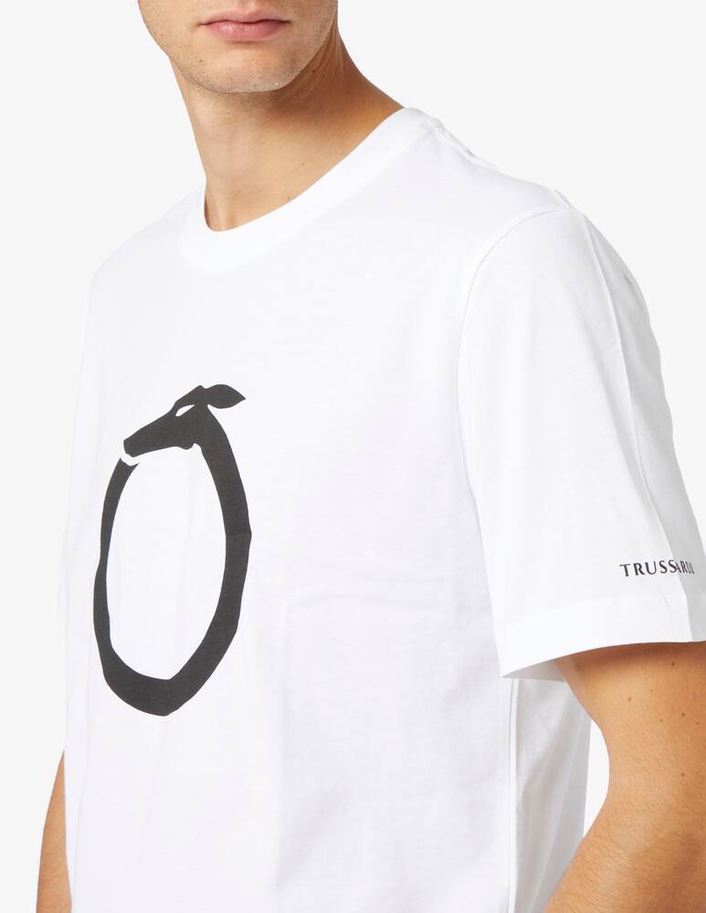 rinascente Trussardi Maglietta logo oroboro