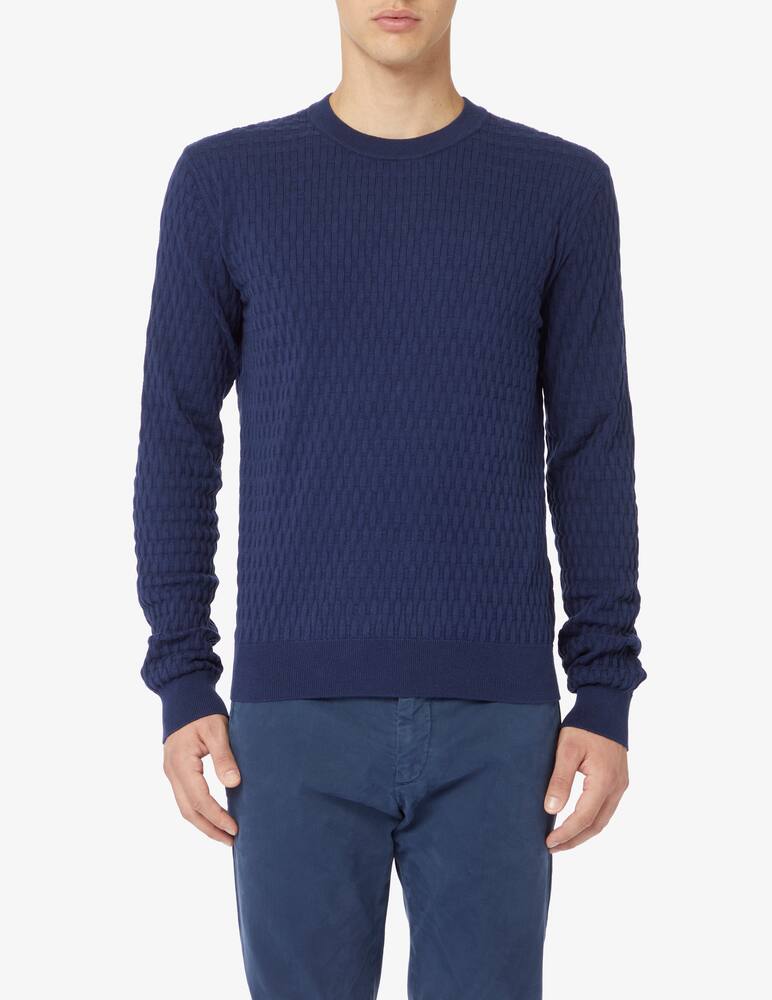 Trussardi Wool blend crewneck jumper - picture 1 Trussardi Wool blend crewneck jumper - picture 1