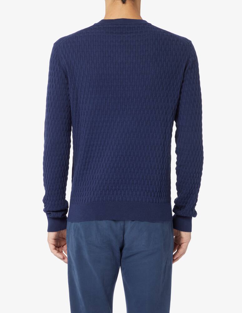 Trussardi Wool blend crewneck jumper - picture 3 Trussardi Wool blend crewneck jumper - picture 3