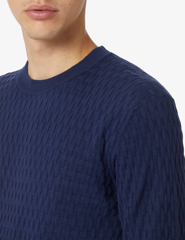 Trussardi Wool blend crewneck jumper - picture 4 Trussardi Wool blend crewneck jumper - picture 4