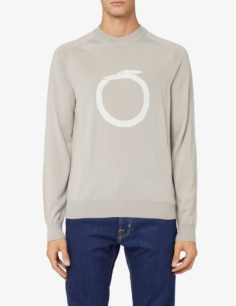 Trussardi Maglia girocollo misto lana - immagine 1 Trussardi Maglia girocollo misto lana - immagine 1
