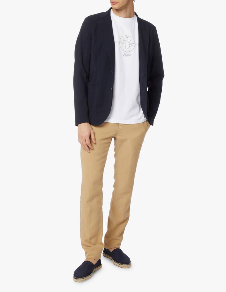 Herno Neoprene jacket - blue - picture 2 Herno Neoprene jacket - blue - picture 2