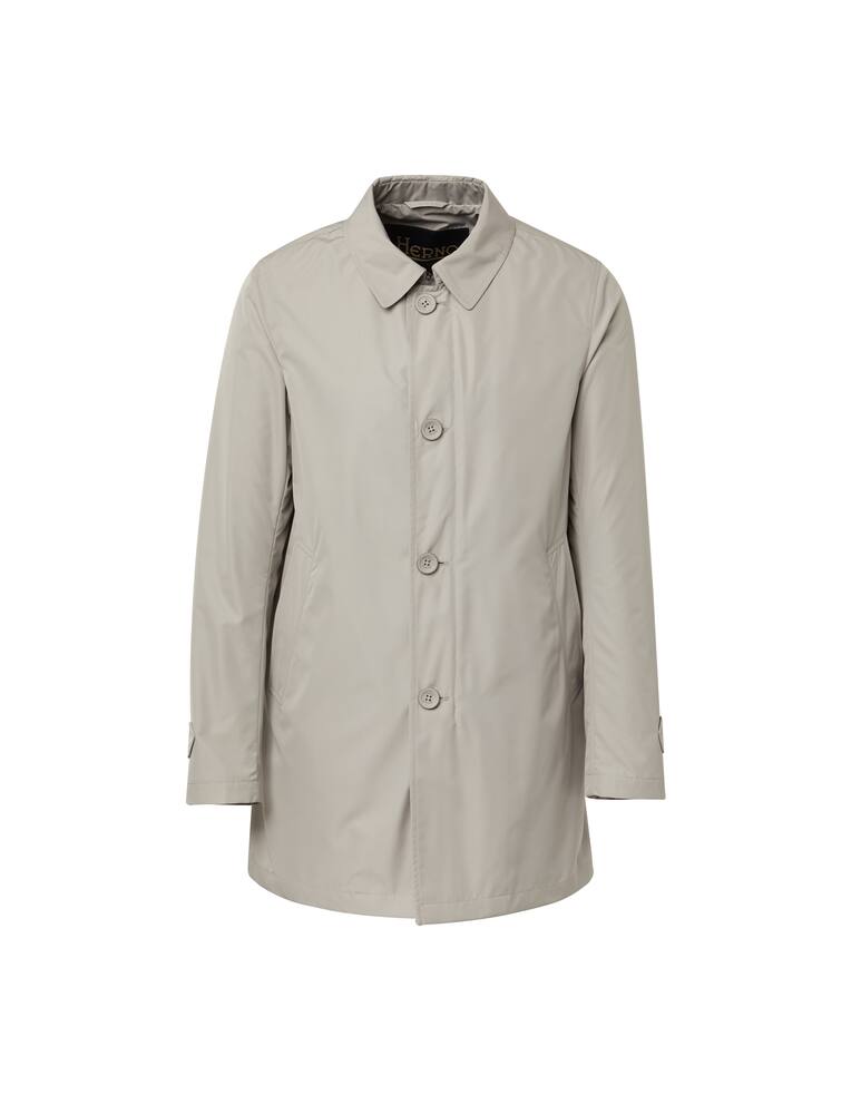 rinascente Herno Impermeabile con zip e bottoni - grigio