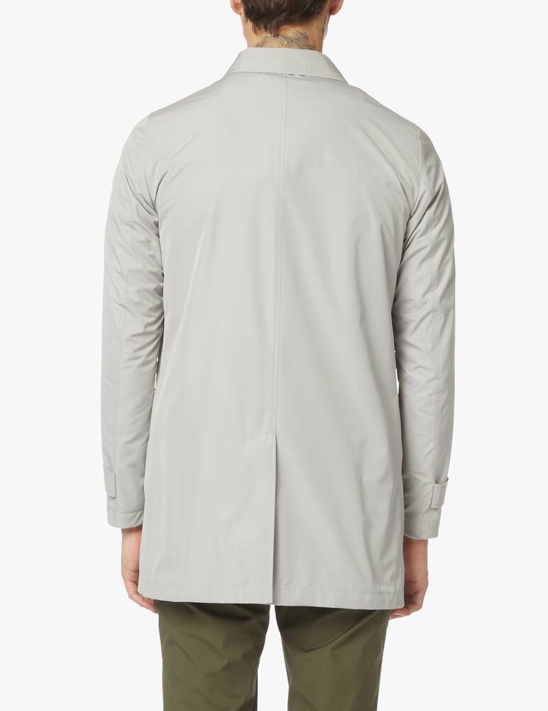 rinascente Herno Impermeabile con zip e bottoni - grigio