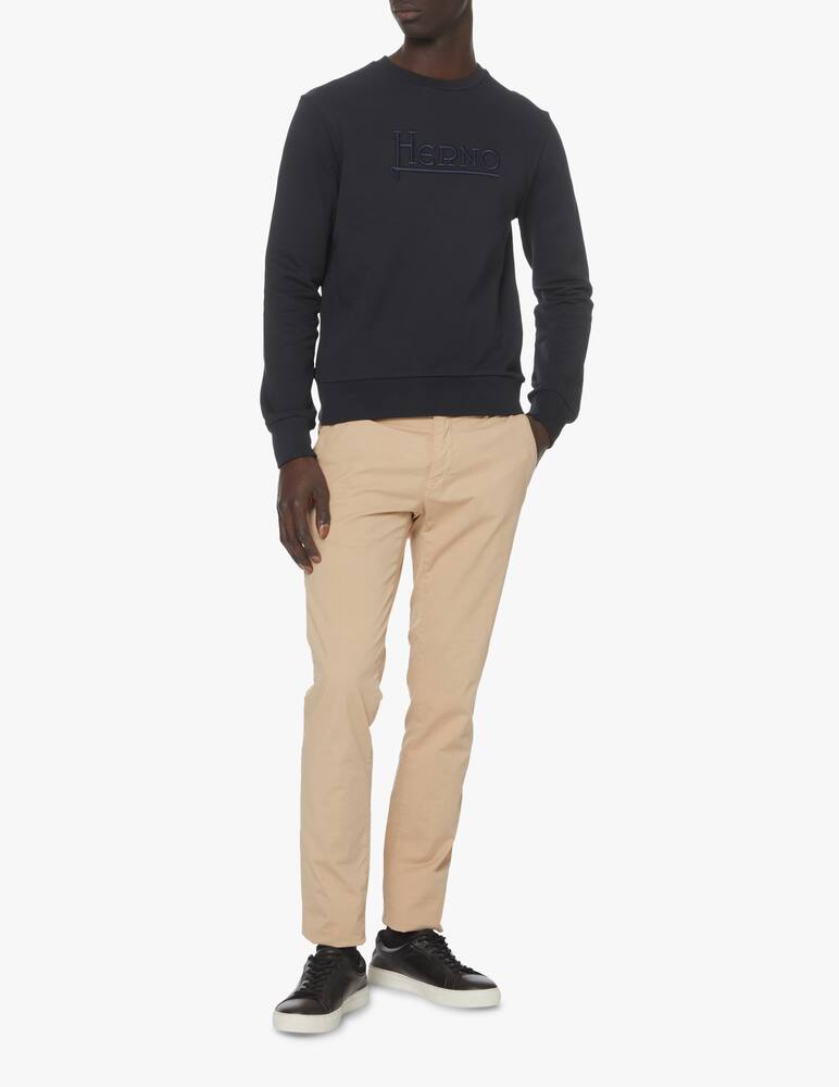 rinascente Herno Logo roundneck sweatshirt - blue