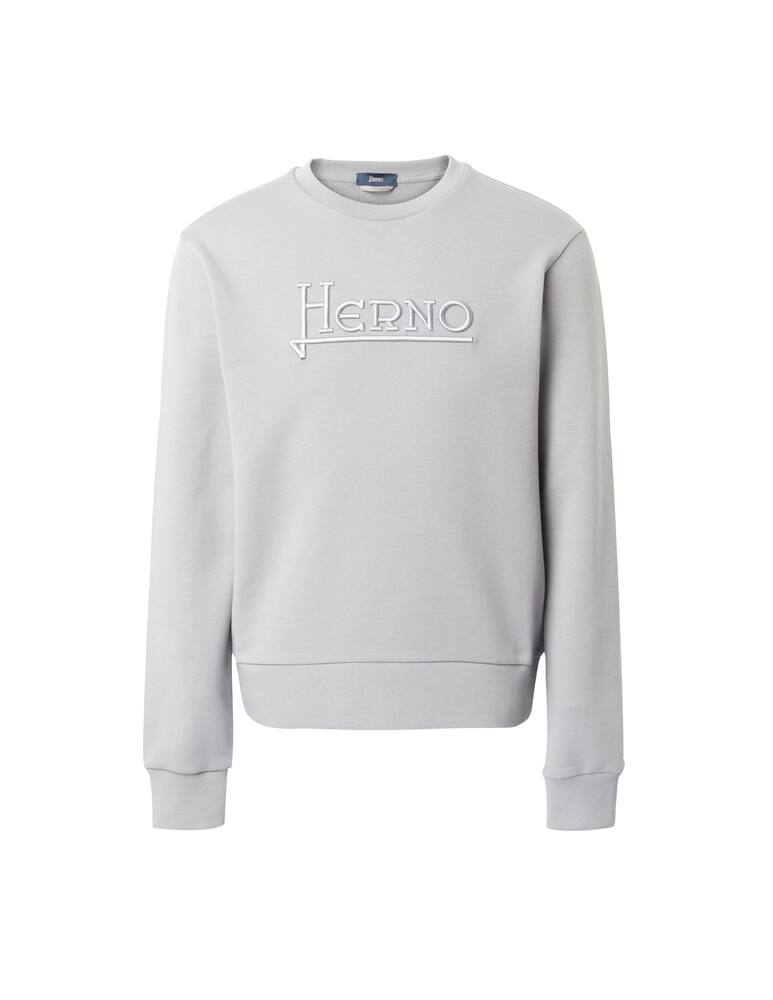 rinascente Herno Logo roundneck sweatshirt - grey