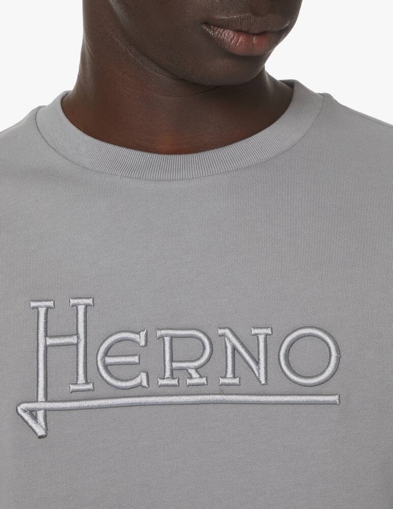 rinascente Herno Logo roundneck sweatshirt - grey