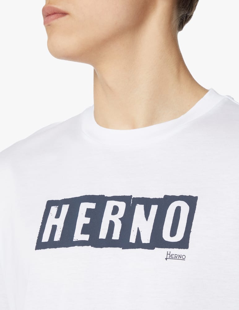 rinascente Herno Logo roundneck t-shirt - white