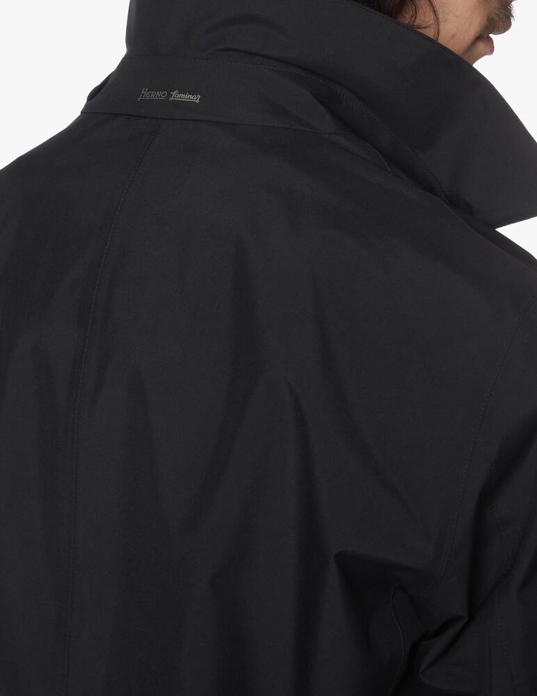 rinascente Herno Impermeabile con cappuccio laminer - nero
