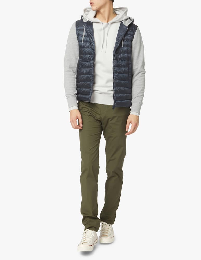 rinascente Herno Ultralight knitted bomber jacket - blue