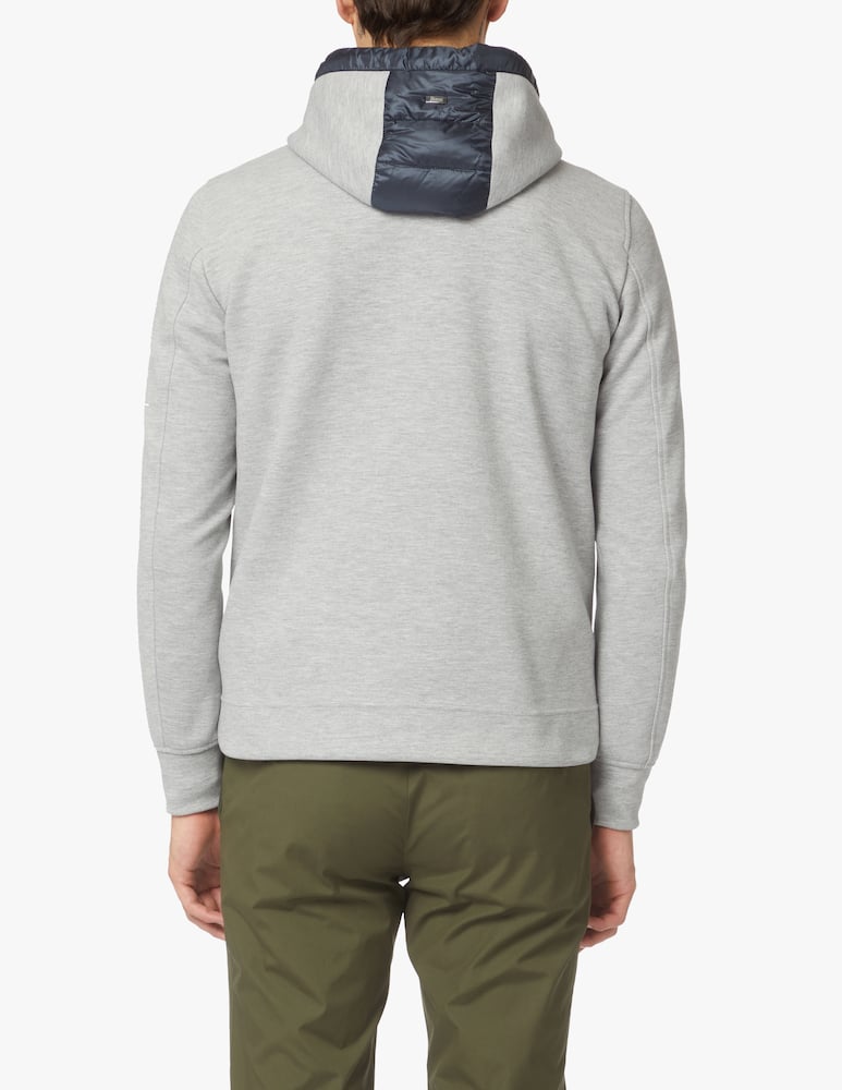 rinascente Herno Ultralight knitted bomber jacket - blue