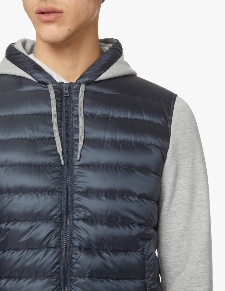 rinascente Herno Ultralight knitted bomber jacket - blue