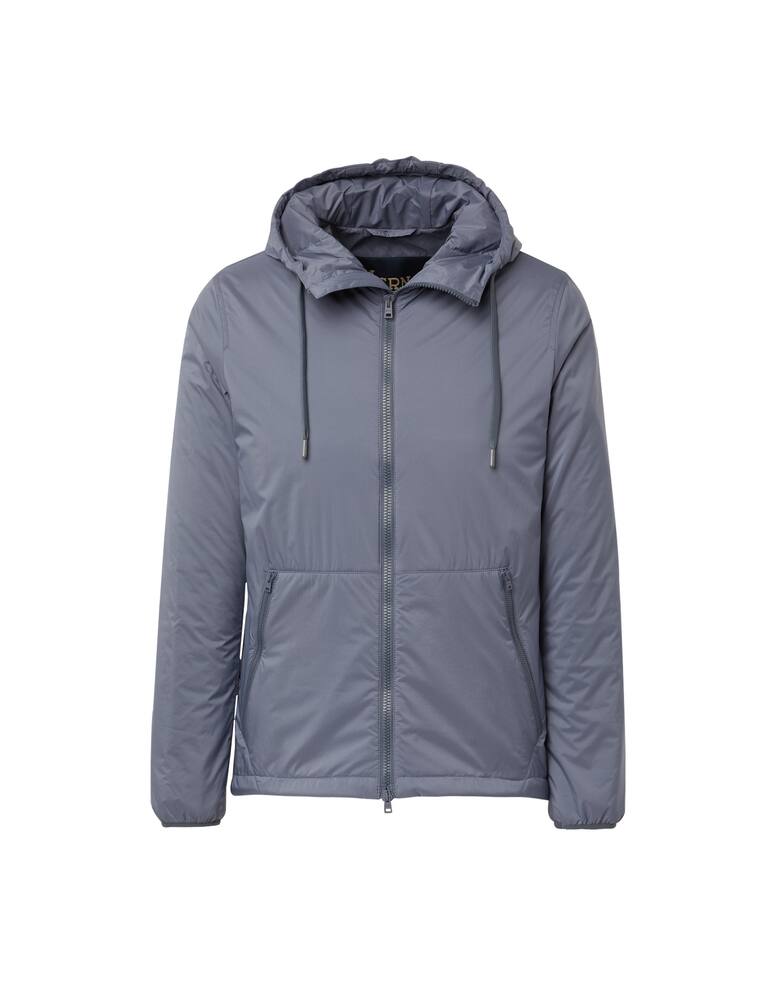 rinascente Herno Hooded nylon short jacket - grey