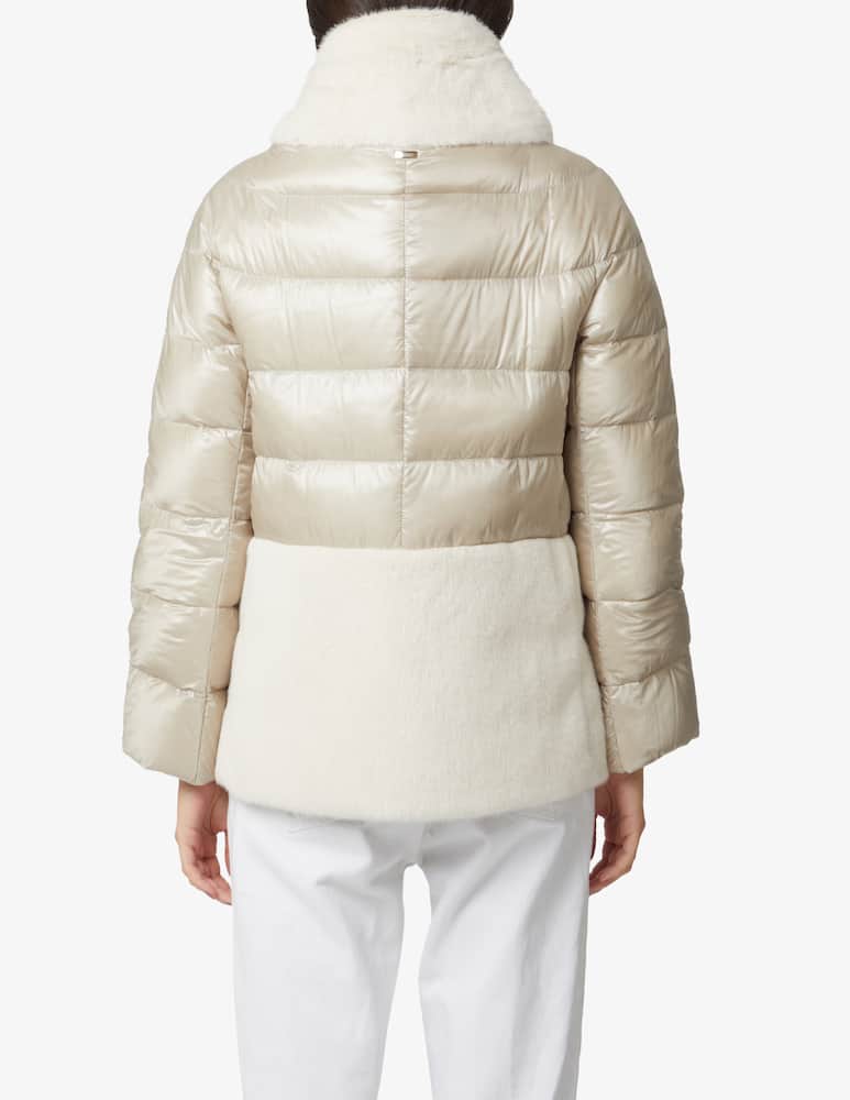 Herno Faux rabbit hood - White - picture 3 Herno Faux rabbit hood - White - picture 3