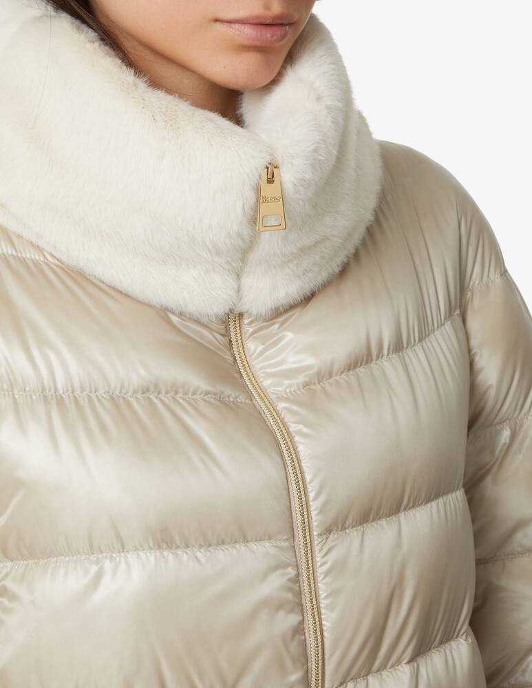 Herno Faux rabbit hood - White - picture 4 Herno Faux rabbit hood - White - picture 4