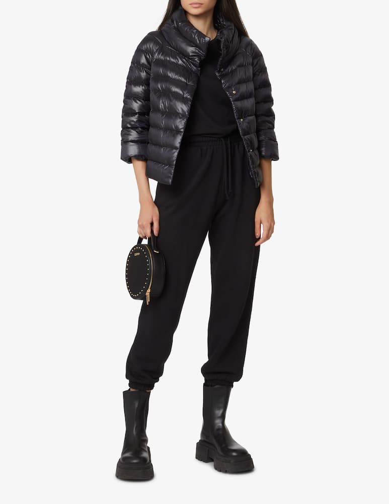 rinascente Herno Cappa  piumino imbottita in nylon leggero Sofia - Nero