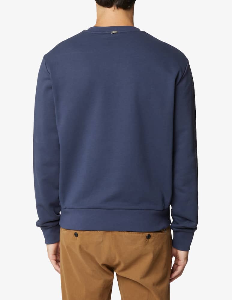 rinascente Herno Crewneck logo sweatshirt - Blue
