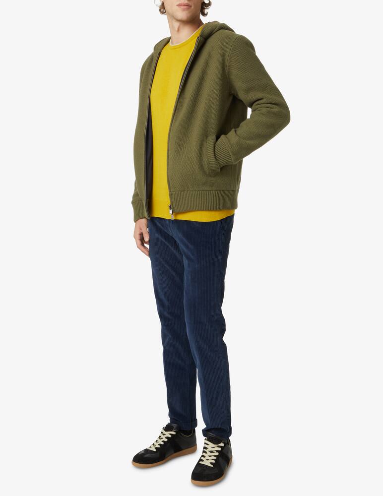 Herno Zipped nylon hoodie - Green - picture 2