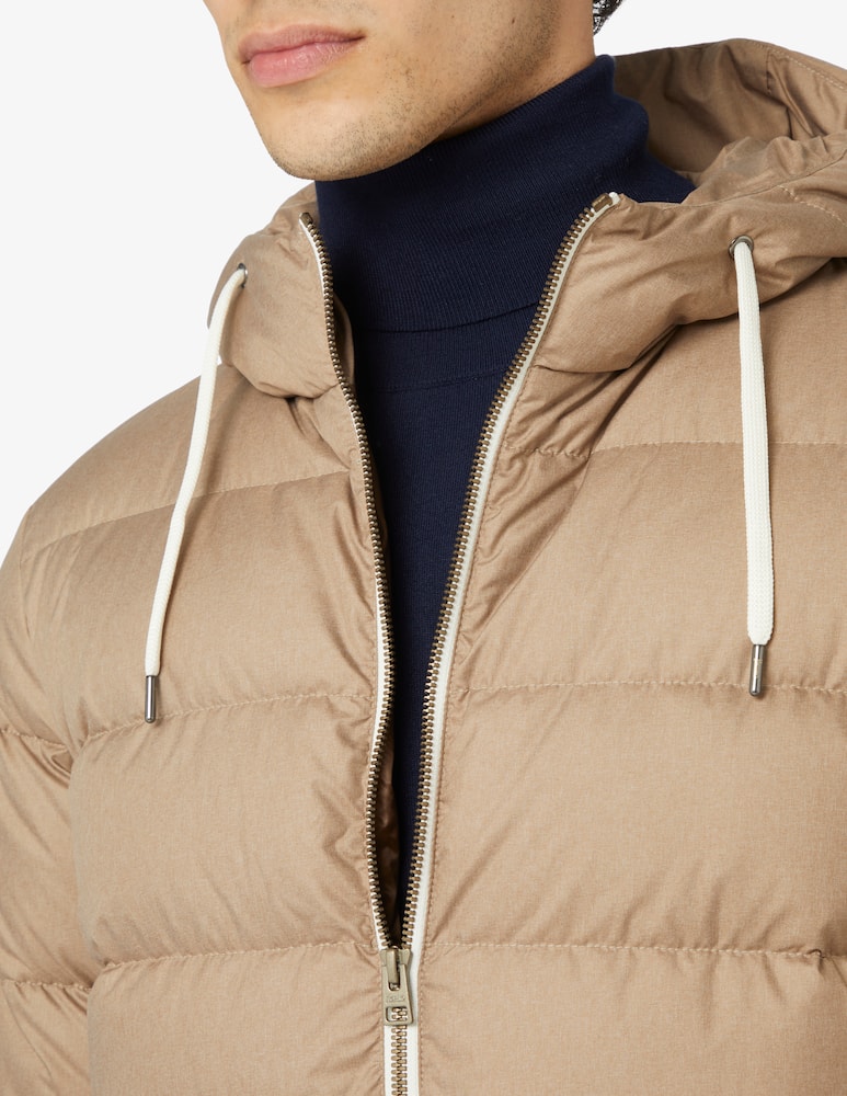 rinascente Herno Hooded bomber jacket - Beige