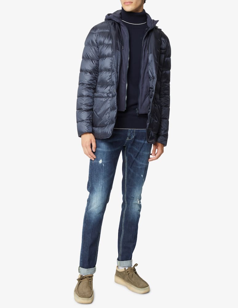 rinascente Herno Giacca blazer scamosciata - Blu