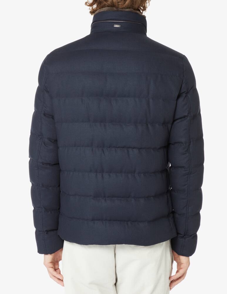 rinascente Herno Giacca bomber in misto lana - Blu