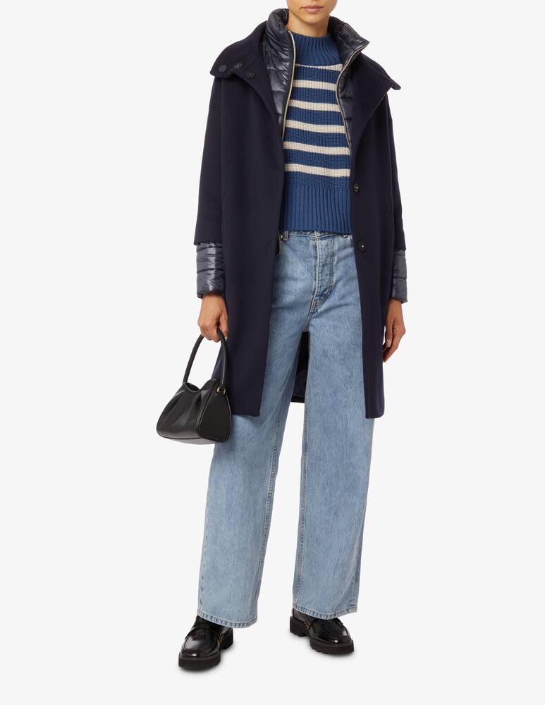 rinascente Herno NY wool coat - Blue