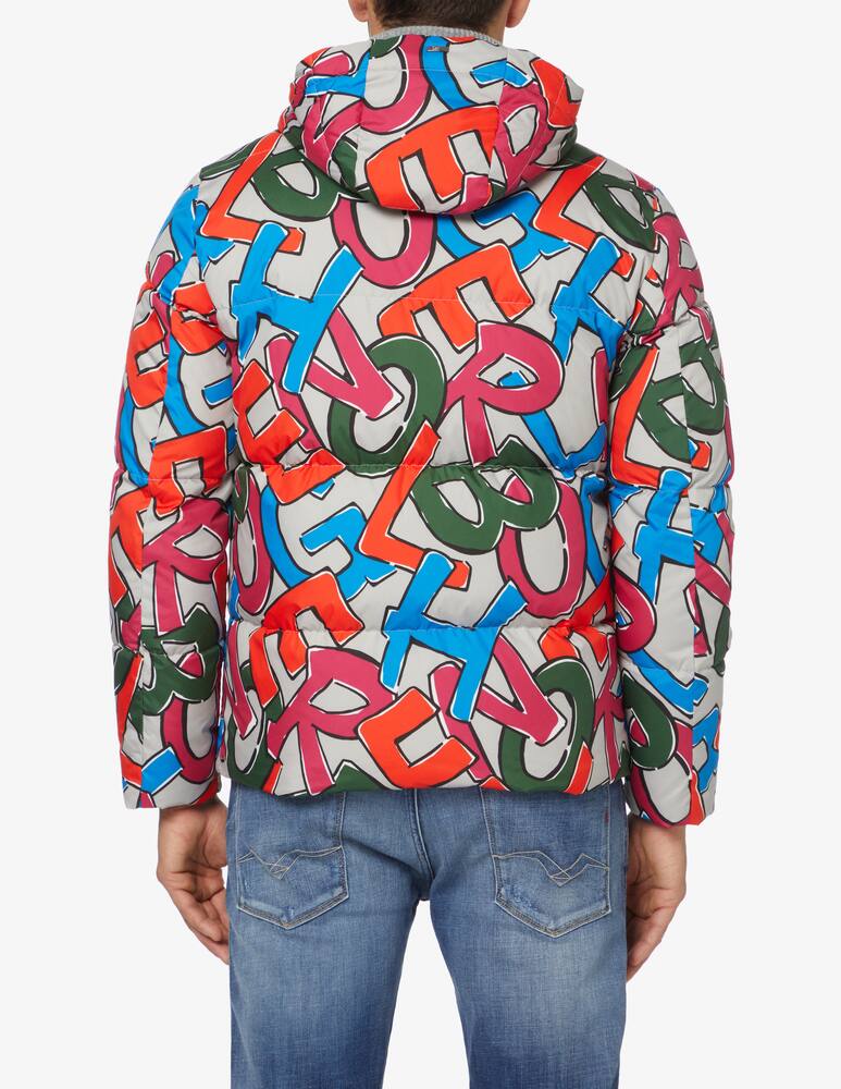 rinascente Herno Giubbotto corto con scritte - Nero