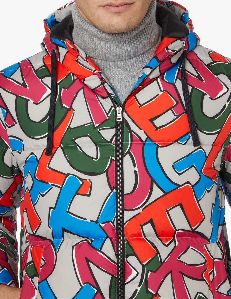 rinascente Herno Giubbotto corto con scritte - Nero