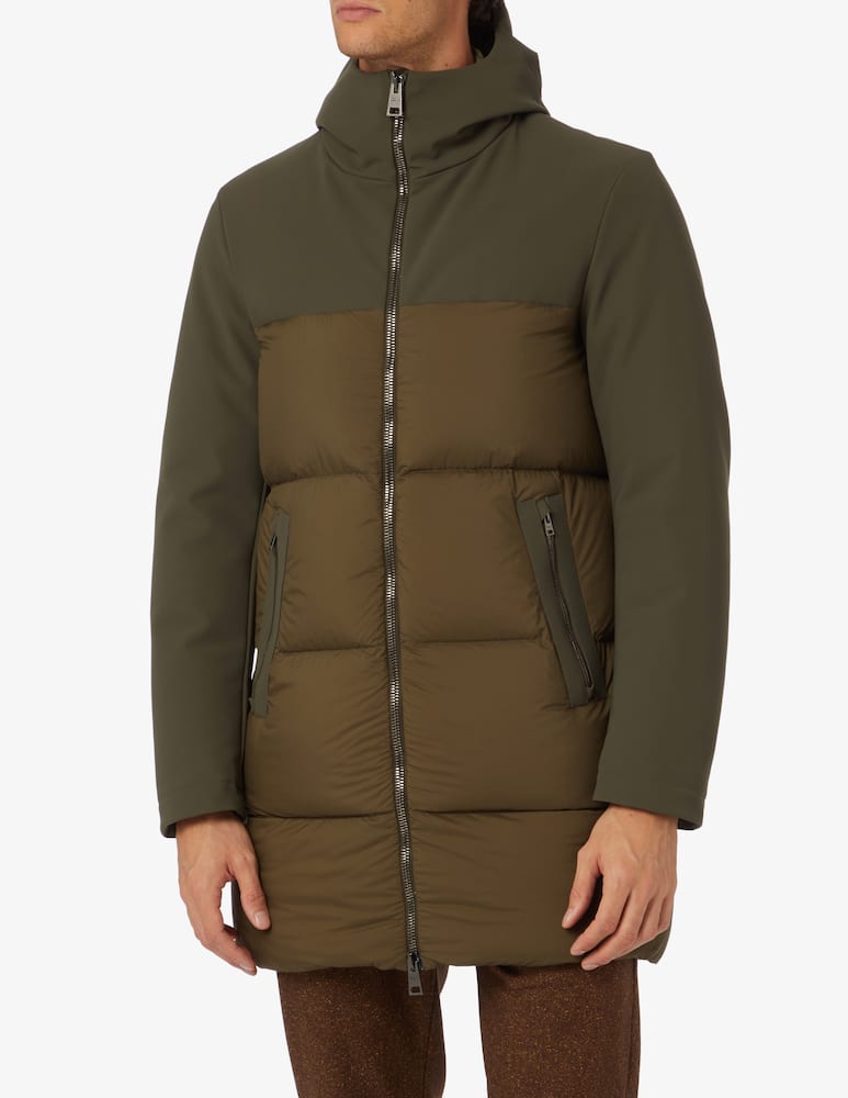 Herno Neoprene jacket - Green - picture 1 Herno Neoprene jacket - Green - picture 1