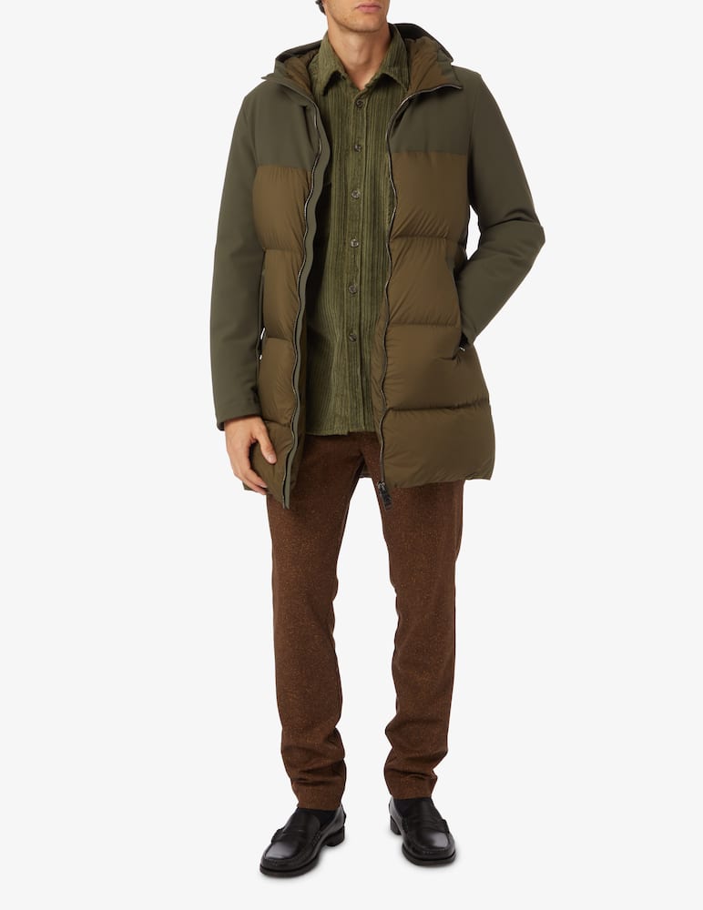 Herno Neoprene jacket - Green - picture 2 Herno Neoprene jacket - Green - picture 2