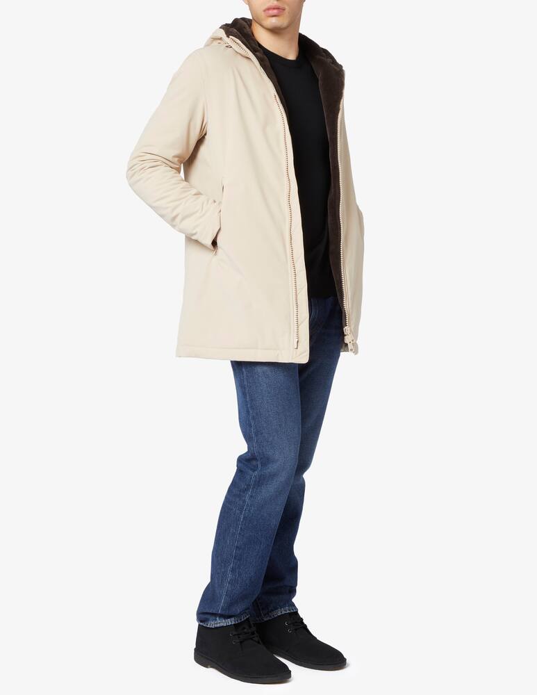 rinascente Herno Parka keystone interno ecopelle