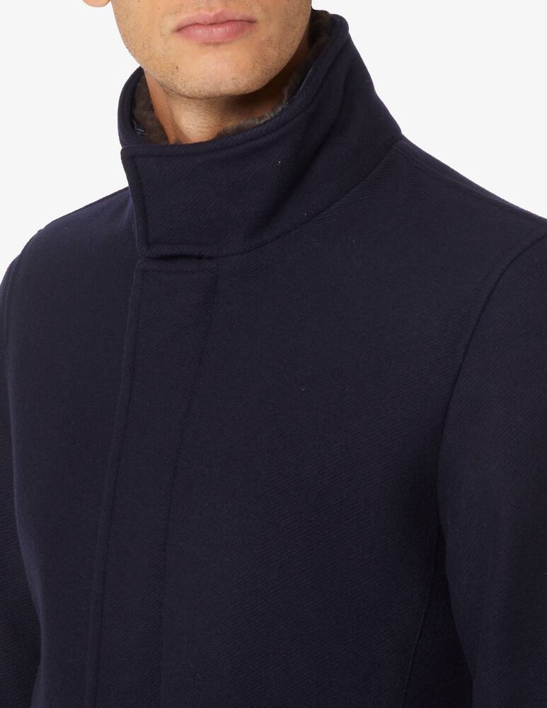 rinascente Herno Cappotto collo ecopelle