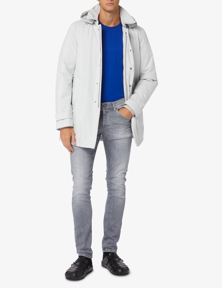 rinascente Herno Laminar removable hood waterproof coat