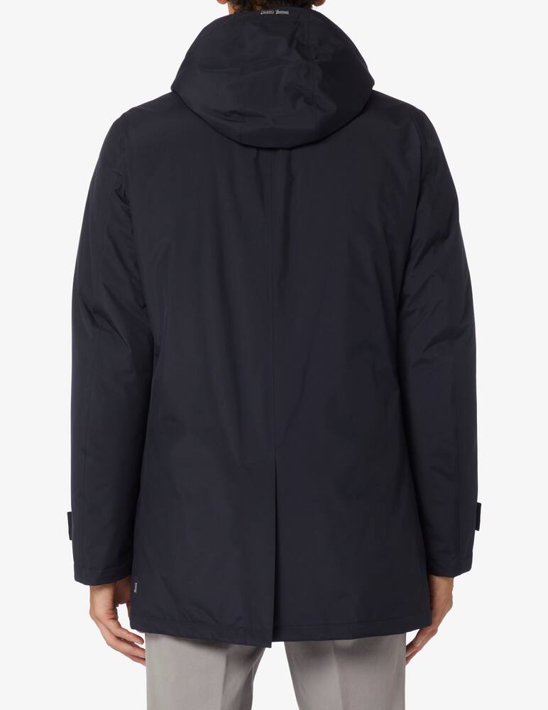 rinascente Herno Laminar removable hood waterproof coat