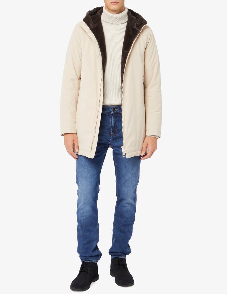 rinascente Herno Parka keystone interno ecopelle