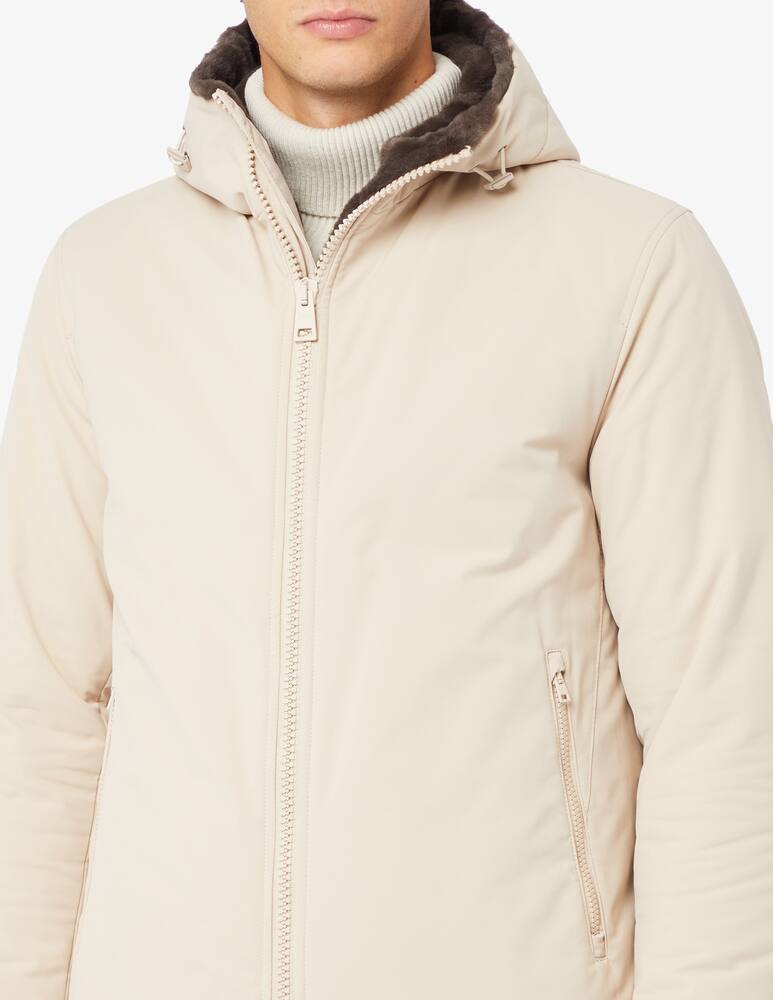 rinascente Herno Parka keystone interno ecopelle