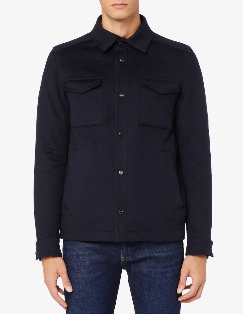 Herno Wool cashmere overshirt - picture 1 Herno Wool cashmere overshirt - picture 1