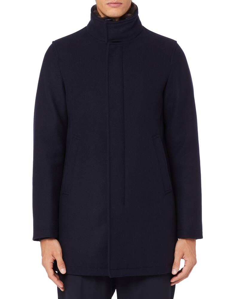 rinascente Herno Cappotto collo ecopelle