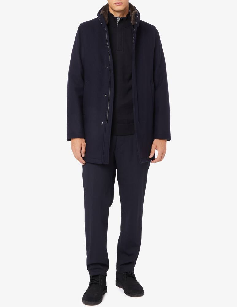 rinascente Herno Cappotto collo ecopelle