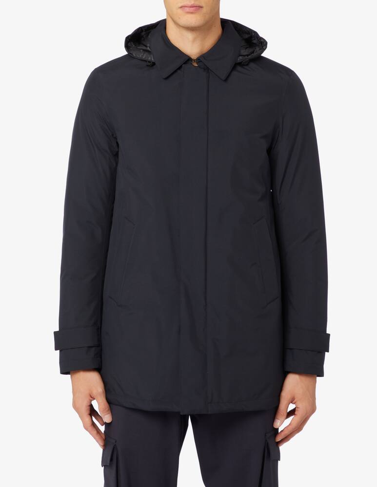 rinascente Herno Laminar removable hood waterproof coat