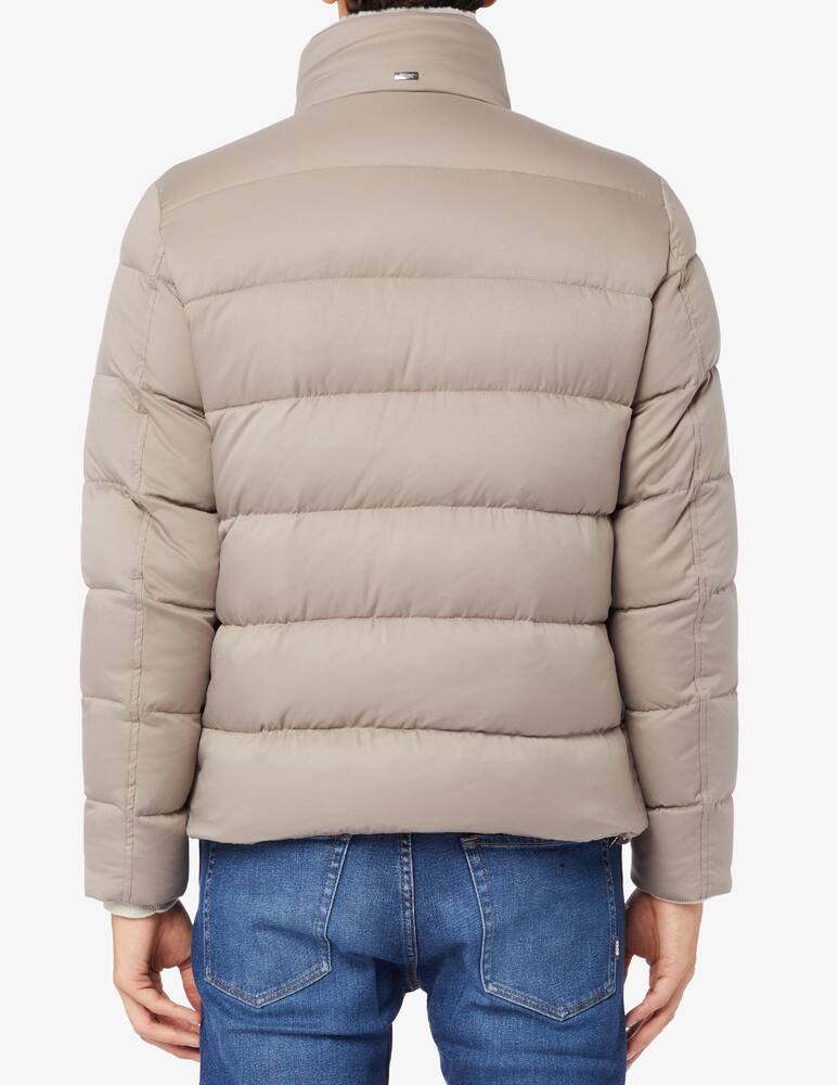 rinascente Herno Eco leather bomber jacket