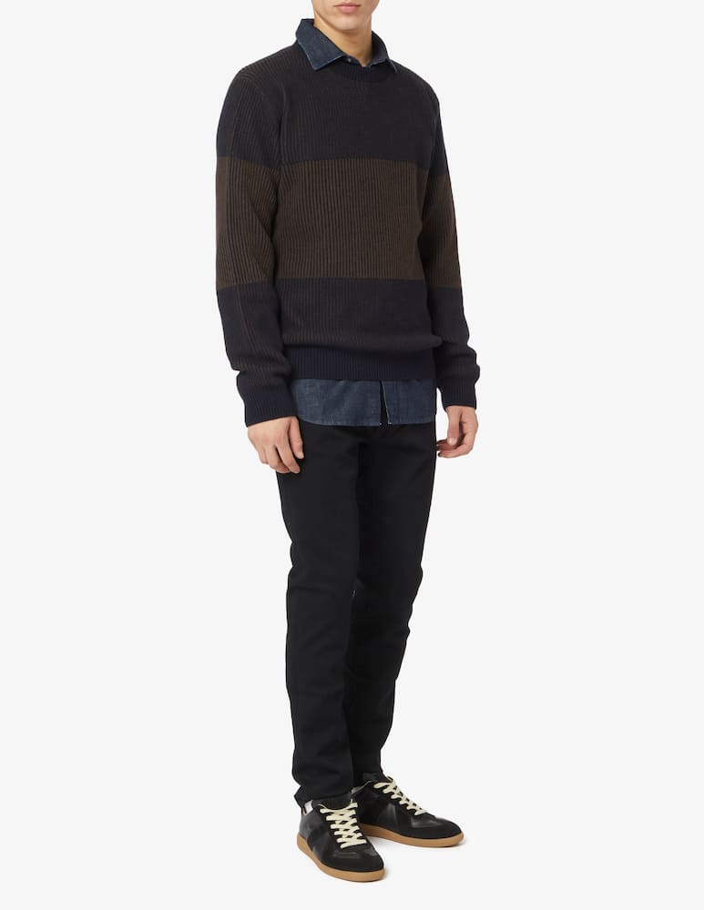 rinascente Herno Maglione girocollo costa inglese a contrasto fin 7