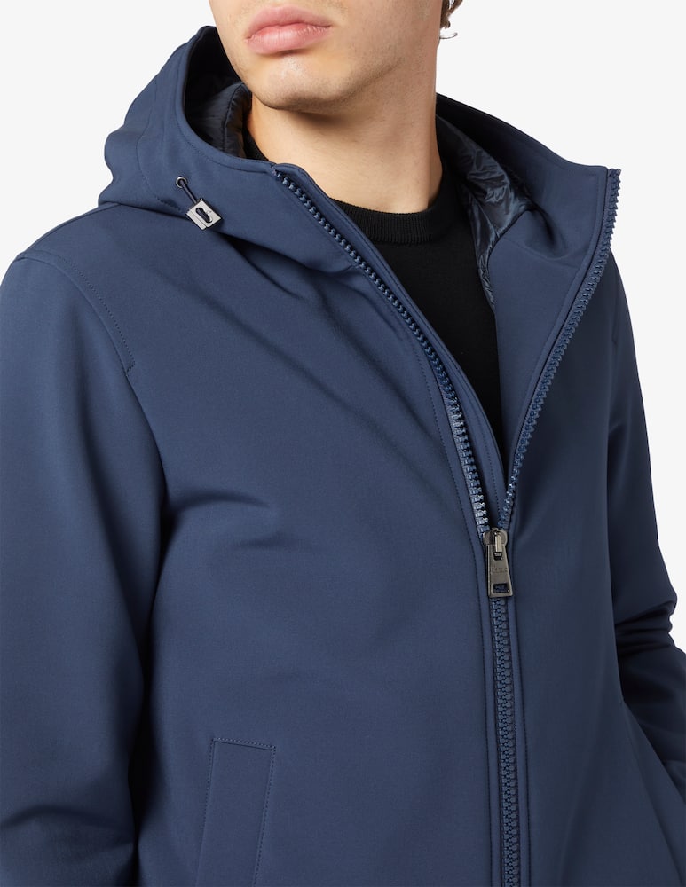 rinascente Herno Giacca bomber cappuccio neoprene