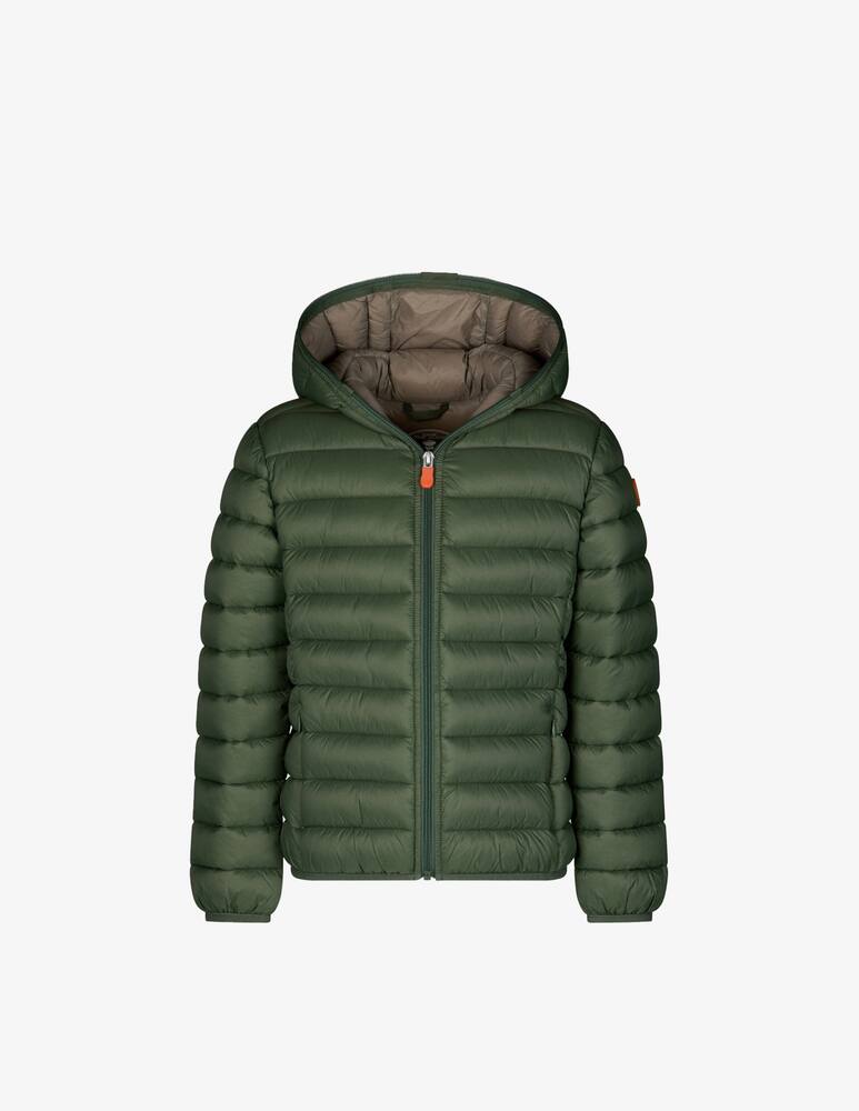 Save The Duck Giga 15 hooded down jacket - Olive - picture 1 Save The Duck Giga 15 hooded down jacket - Olive - picture 1
