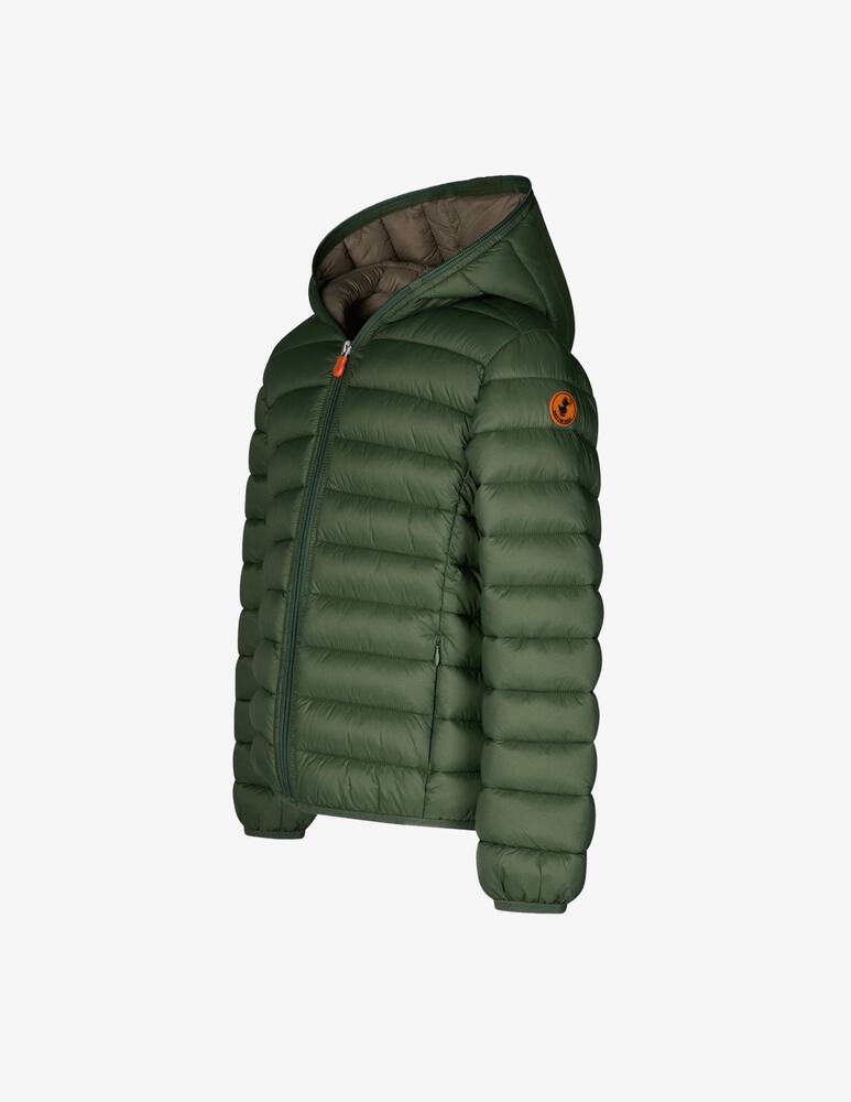 rinascente Save The Duck Giga 15 hooded down jacket - Olive