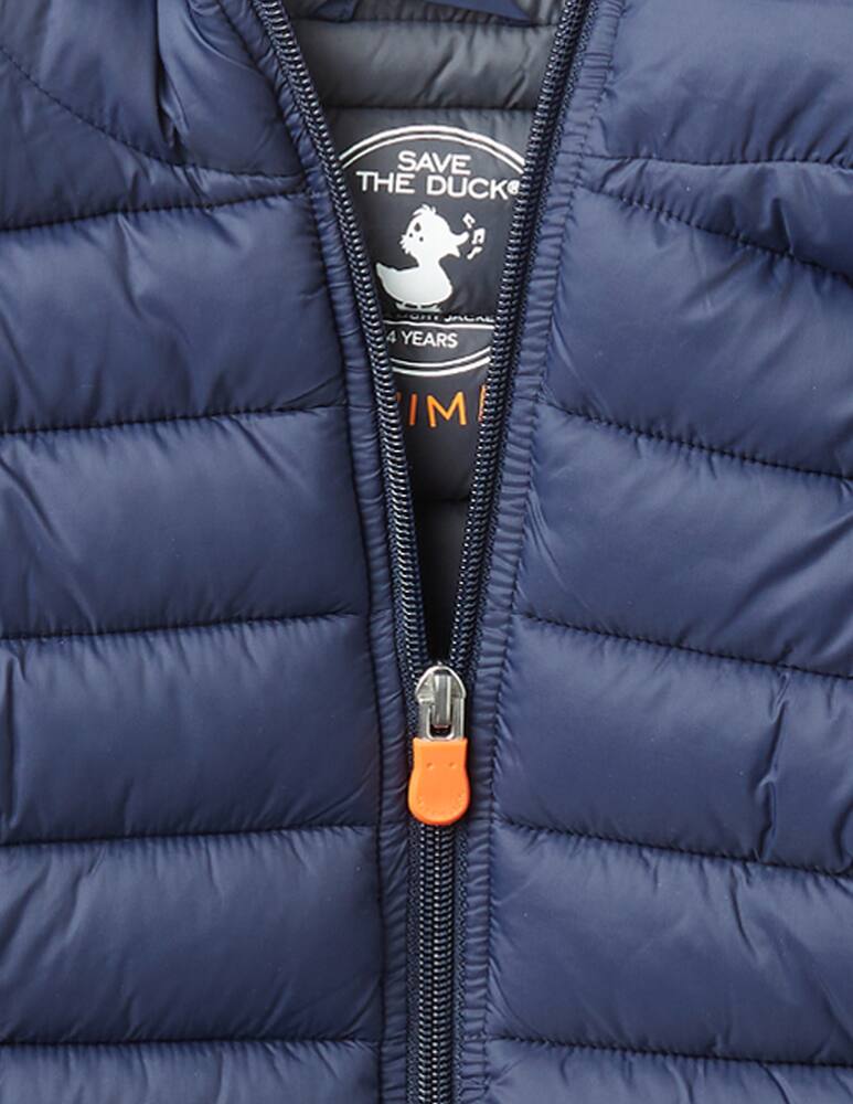 rinascente Save The Duck Giga 15 hooded down jacket - Blue