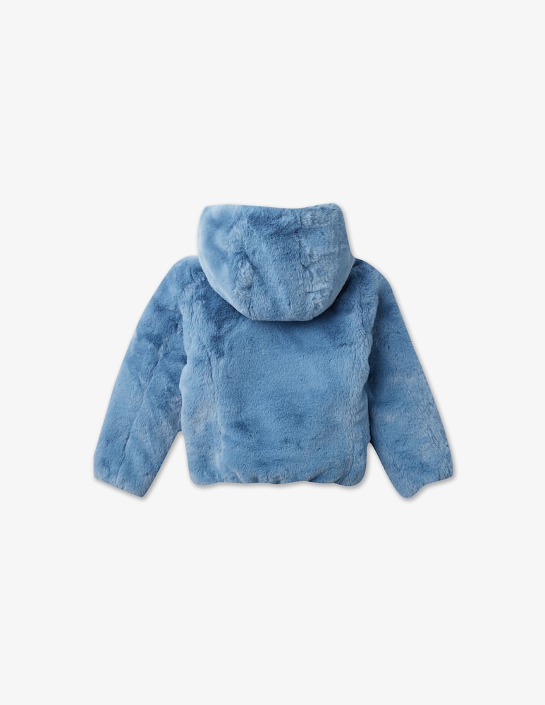 rinascente Save The Duck Giacca piumino reversibile con cappuccio fury 15 - Azzurro